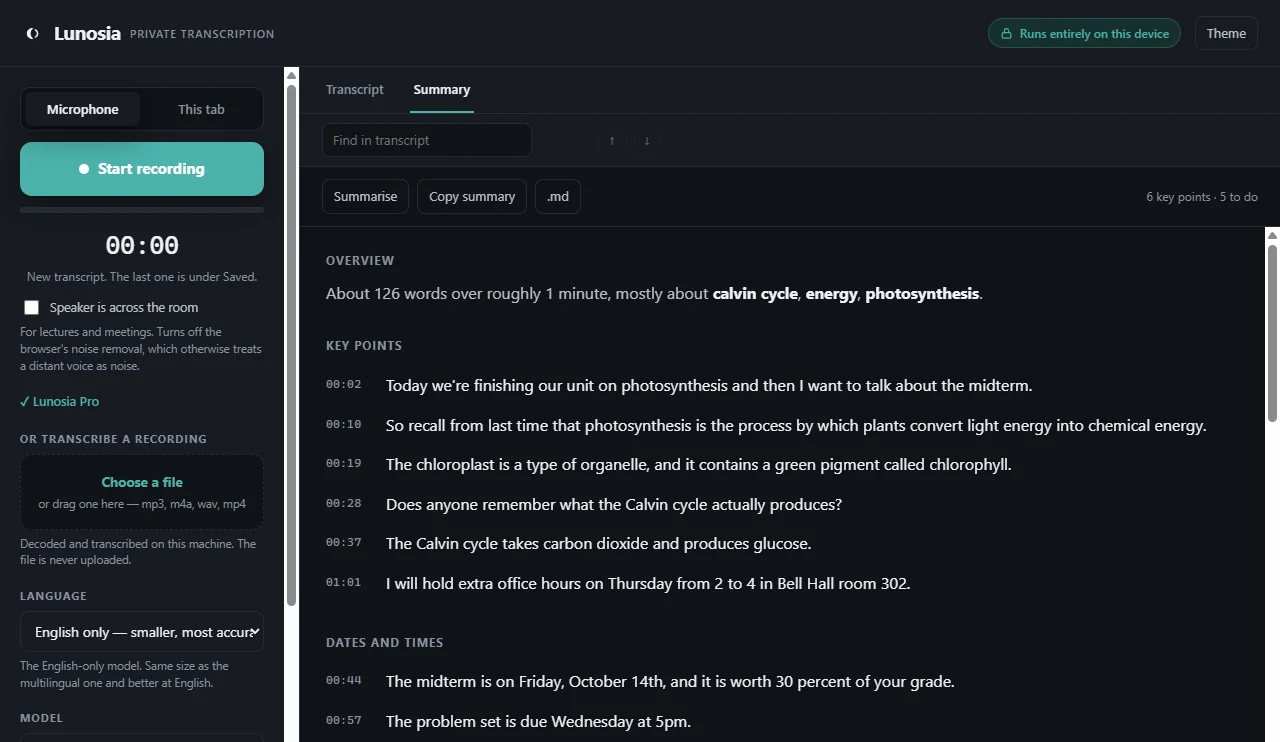 Reference links generated locally for the transcript's main topics